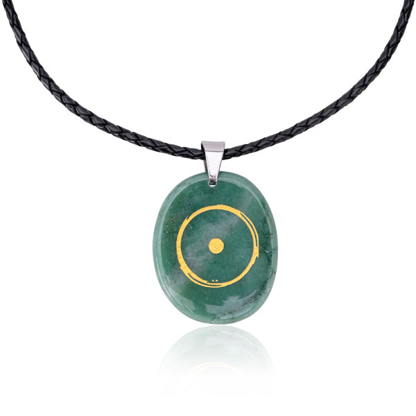 Amulett »Grüner Aventurin« mit Halskette