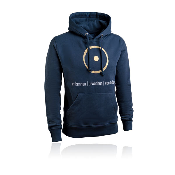 Hoodie im Zeichen der Wahrheit - Blau