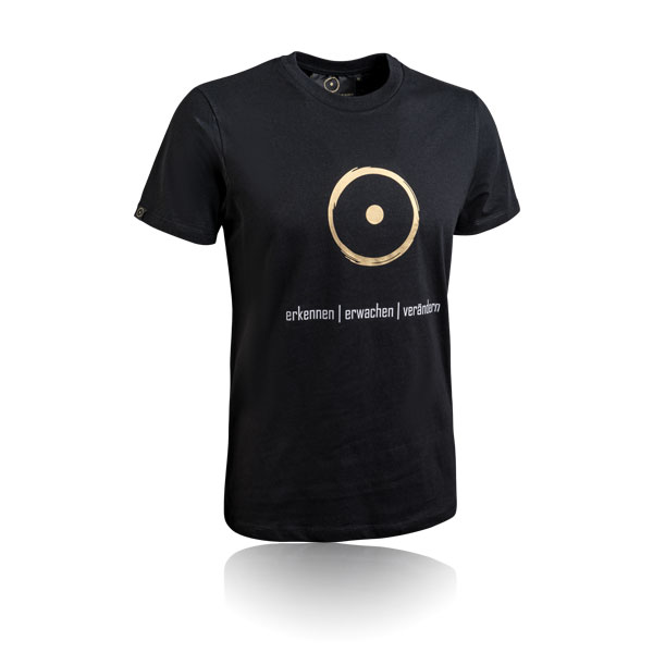 T-Shirt im Zeichen der Wahrheit - Bio-Qualität - Schwarz