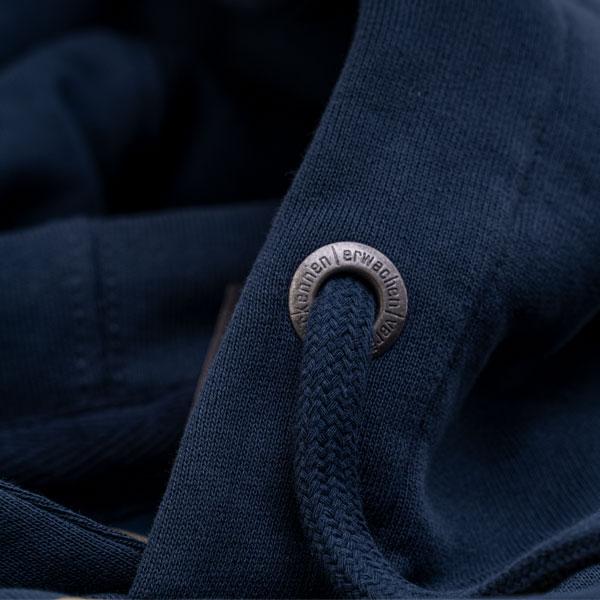 Hoodie im Zeichen der Wahrheit - Blau