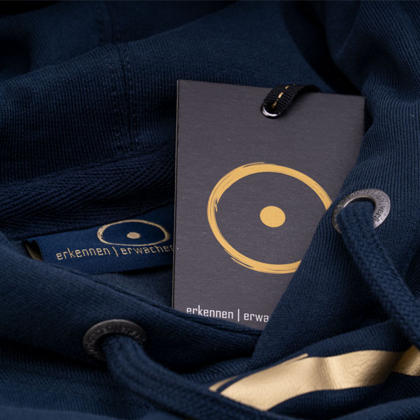 Hoodie im Zeichen der Wahrheit - Blau