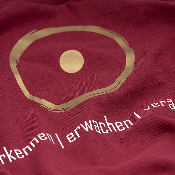 Frauen-T-Shirt im Zeichen der Wahrheit - Bio-Qualität - Rot