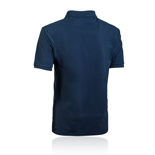 Polo-Shirt mit hochwertiger Stickerei - Blau